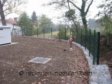 Recinzione del reticolato 2 - filo metallico, giardino, abitazioni private